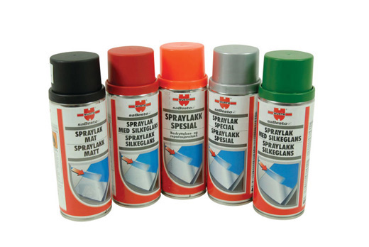 SPRAYLAKK HVIT SILKEGLANS RAL9010 400ML