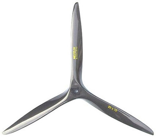 MEJZLIK 22X10 CARBON PROPELL (3 BLADE)
