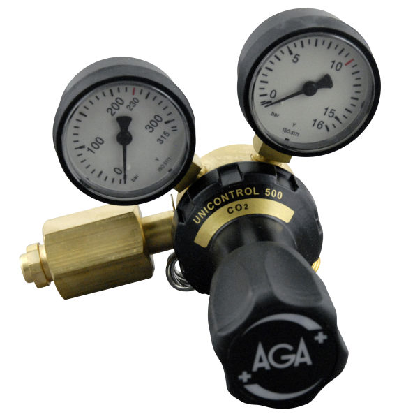 REGULATOR CO2 - UNICONTROL 500 0-10 BAR - AGA 309253