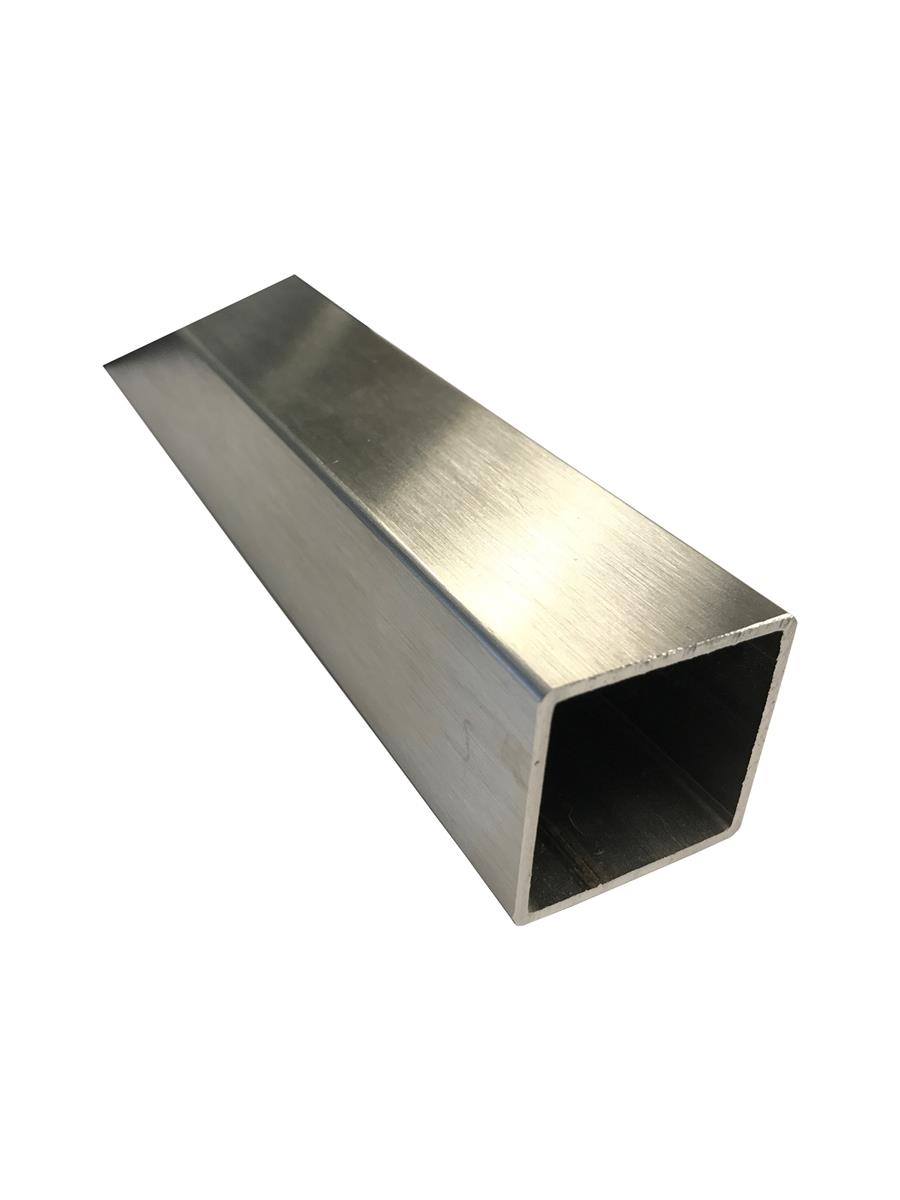 RF. 4-KT RØR 100X100X10 USLIPT AISI 304 - pris/m - Bilde 1