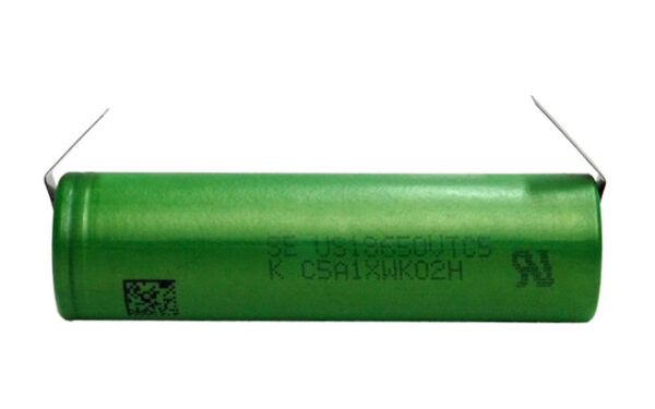 HACKER 18650CELLER M/LODDEØRER 2PK. 2600MAH LI-ION - Bilde 1