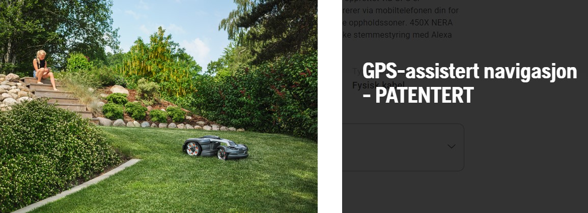 HUSQVARNA AUTOMOWER AM 450X II NERA - ROBOTKLIPPER - Bilde 4