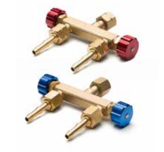 GASS DOBBEL UTTAK 3/8" RH, NIT/ARG/HEL- AGA - Bilde 3