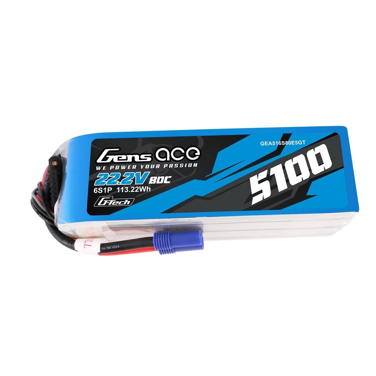 GENS ACE 6S-5100-80C-EC5-G-TECH - Bilde 1