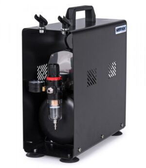 v02_5D8EDDC2FD591F5F001BB06ACCAC6E4E-1.jpg AIRBRUSH COMPRESSOR 1/6HP W/3L TANK (0-4BAR)