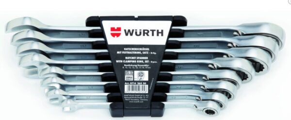 KOMBINØKKELSETT M/SKRALLE/VENDER  WÜRTH - Bilde 1