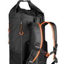 HUSQVARNA RYGGSEKK 30L VANNT.MED ROLLTOPP SVART/ORANSJE