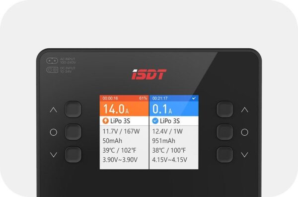 ISDT K2 AIR 12/220V 6S 20A SMART CHARGER - Bilde 5