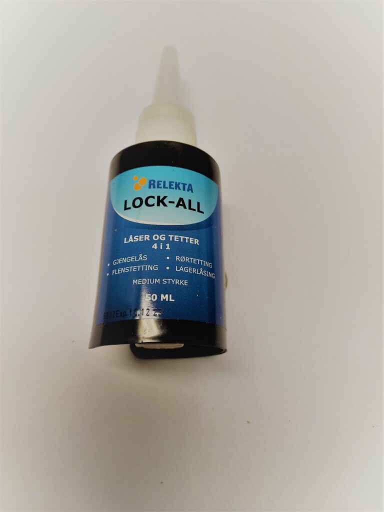 SKRUE/GJENGELÅS AKS.LÅS TETTNING RELEKTA LOCK-ALL 50ML BELG