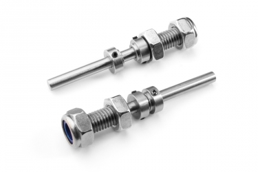 HJULAKSLER 6MM M10 M/HJULSTOPPERE