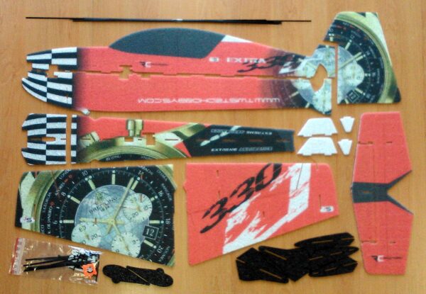 EXTRA 330 SUPERLITE RED RC FACTORY - Bilde 3