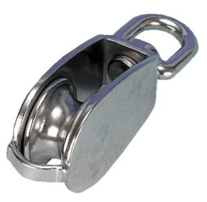 BLOKK ENKEL 32MM RUSTFRI - 1852