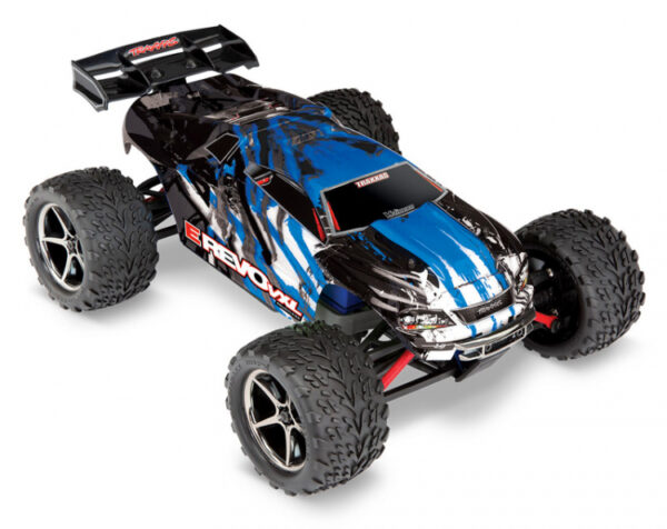 E-REVO 1/16 VXL 4WD TQI TSM BLUE - TRAXXAS - Bilde 1