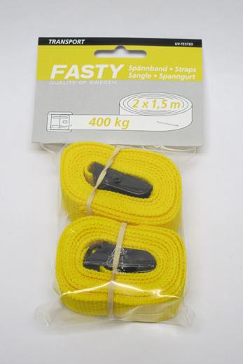 PAKKESTROPP 150 CM GUL - 2PK - FASTY