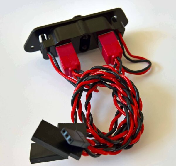 TWIN POWER SWITCH M / FUEL/SMOKE DOT (BLACK) 6STAR - Bilde 6