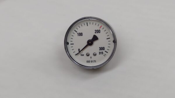 MANOMETER OKSYGEN FLASKETRYKK 0-315 BAR - AGA - Bilde 3