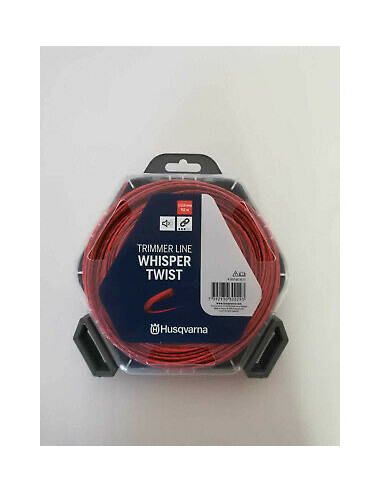 HQ TRIMMERTRÅD 3,0MM 9M  WHISPER TWIST