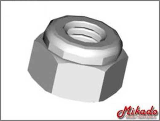 HEX LOCK NUT M4 (10 PCS)
