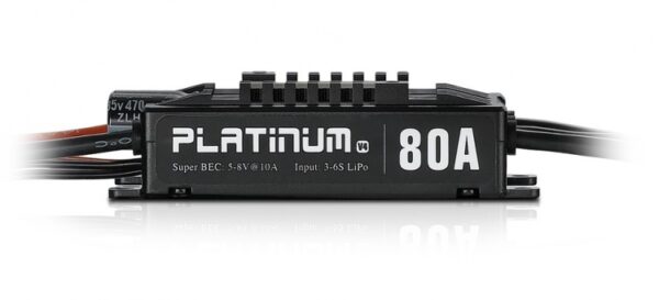 HOBBYWING PLATINUM PRO 80A 3-6S V5 ESC 30203201 - Bilde 3