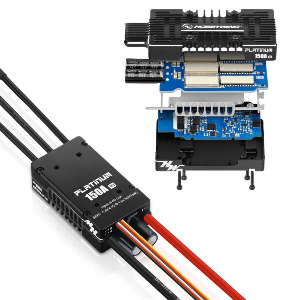 HOBBYWING PLATINUM V5.1 150A 3-8S ESC 30203501 - Bilde 2