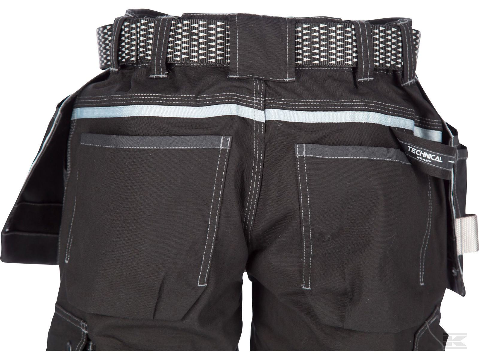 BUKSE HÅNDVERK STRETCH SORT L   livv.88-98cm - Bilde 3