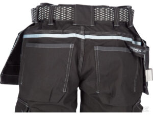 BUKSE HÅNDVERK STRETCH SORT XL  livv.96-106cm