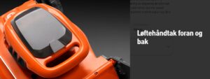 HUSQVARNA LB144I INKL/BAT OG LADER BIOKLIPPER SKYVE TYPE