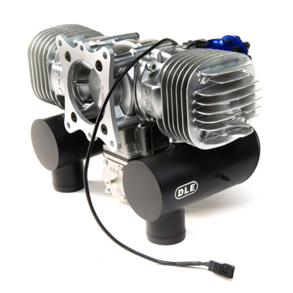 DLE 130CC TWIN BENSINMOTOR MED POTTE OG TENNING - Bilde 11