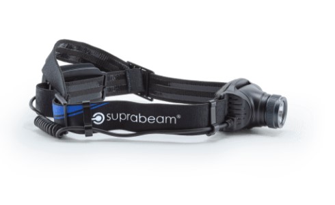 HODELYKT 650 LUMEN V3AIR R - OPPLADBAR - SUPRABEAM