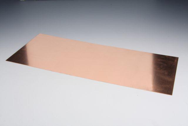 KOBBERPLATE BLANKE 0,6MMt - pris/m²