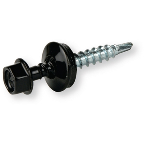 SELVBORENDE FARMER SKRUE 4,9x35 RUSTFRI A2 SORT RAL 9011 BORK.0-2MM