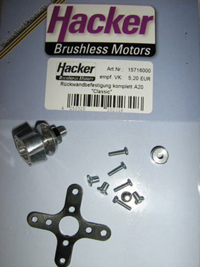 REAR MOUNT SET FOR A20 SERIES HACKER