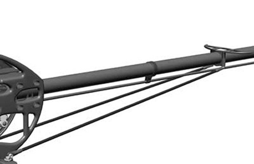CARBON TAIL BOOM BRACE LOGO 400