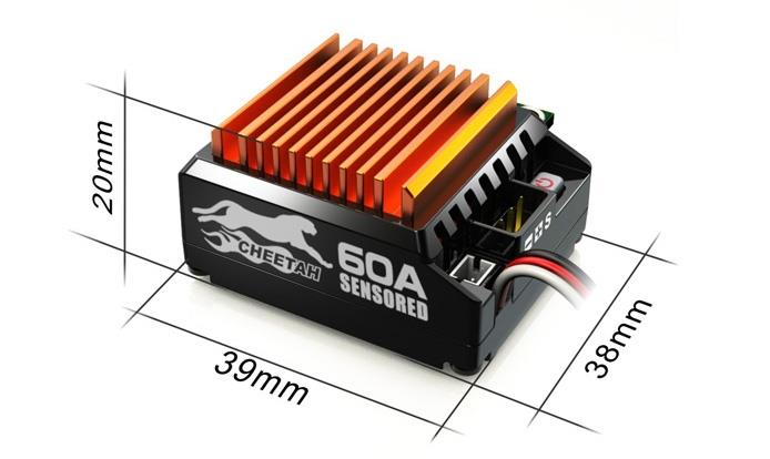 SKYRC CHEETAH 1/10 MOTORSETT SENSOR 2590KV
