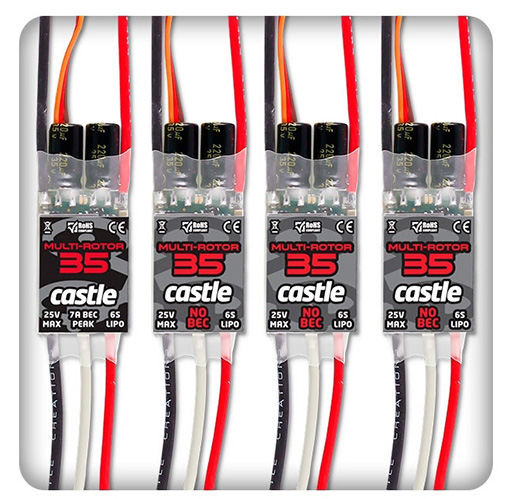 QUADPACK 35 - MULTI-ROTOR 35A ESC'S (4)