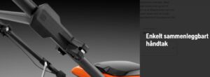 HUSQVARNA LB144I INKL/BAT OG LADER BIOKLIPPER SKYVE TYPE