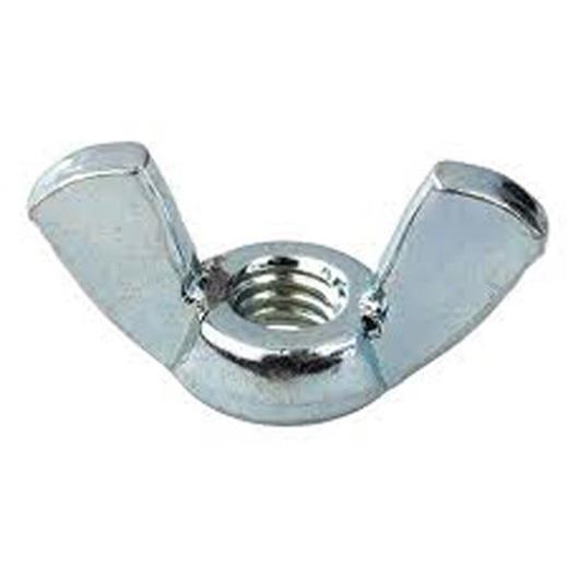 VINGEMUTTER DIN314 1/4 UNC SORT