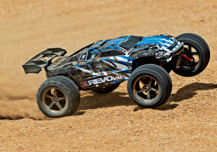 E-REVO 1/16 VXL 4WD TQI TSM BLUE - TRAXXAS