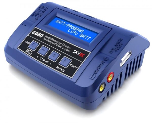 SKYRC E680 80W 220/12V COMPUTERLADER - Bilde 1