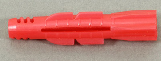 Betong/gipsplugg Nylon rød 10X61