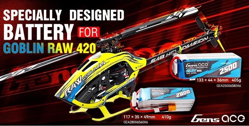 GENS ACE 6S-2800-60C-XT60 PLUGG