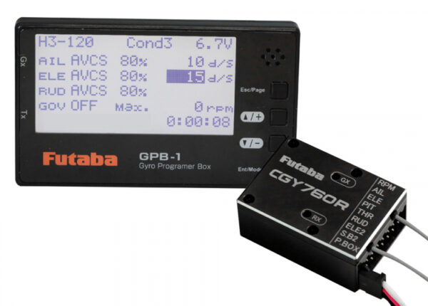 FUTABA CGY 760R GYRO FASSTEST/T-FHSS M/GPB-1 - Bilde 1