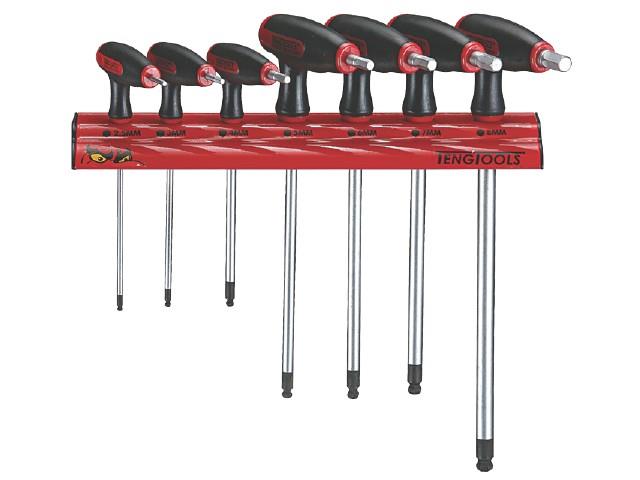 SEKSKANTNØKKEL VEGGSTATIV - TENG TOOLS WRHEX07