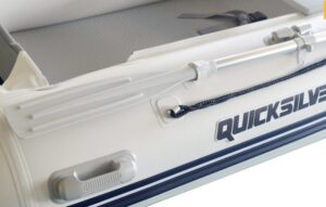 GUMMIBÅT TENDY 240 QUICKSILVER SPILEDØRK LYS GRÅ