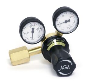 REGULATOR ARGON / MISON / NITROGEN/HELIUM - UNICONTROL 500 0-10 BAR - AGA 213007280
