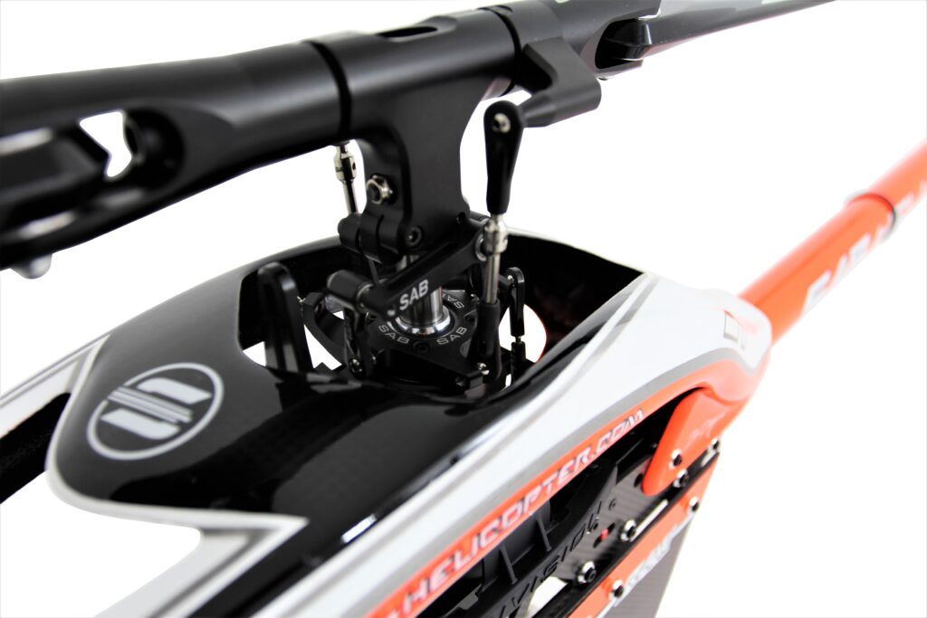 GOBLIN RAW 700 WHITE/ORANGE KIT W/BLADES