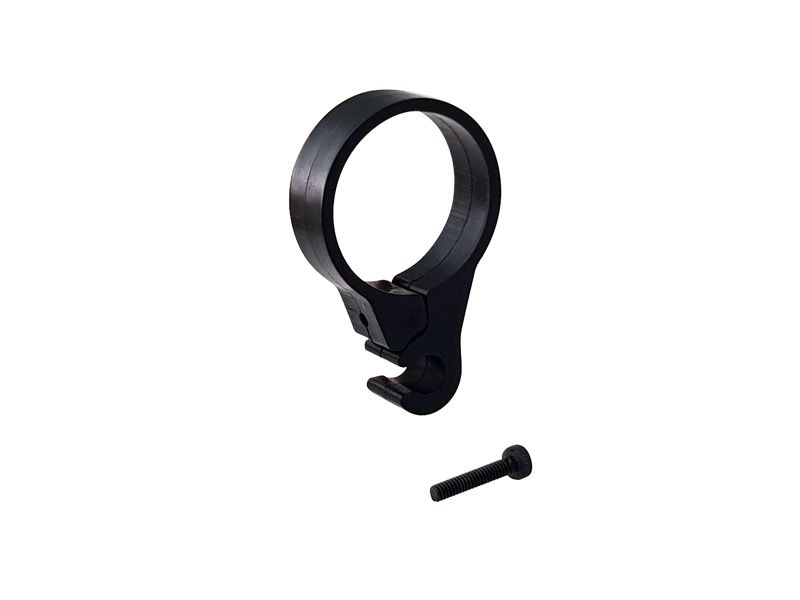 PLASTIC CARBON ROD SUPPORT BLACK RAW 420