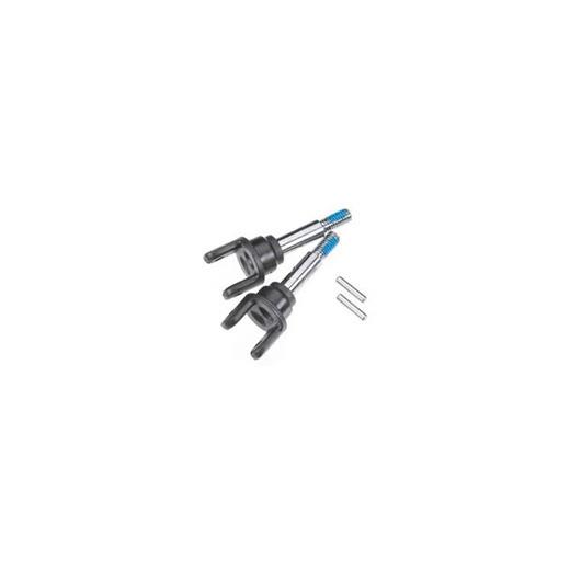 WHEEL AXLE FRONT (2)- STAMPEDE 4X4 TRAXXAS