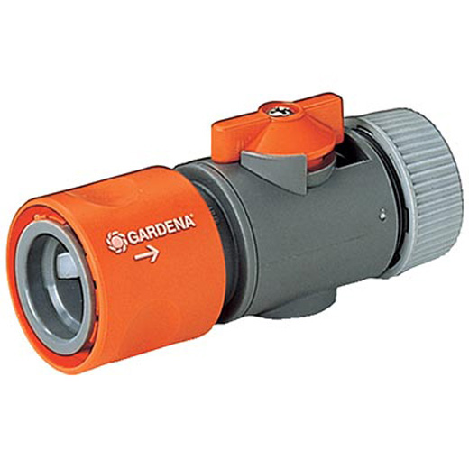 KOBLING M/VENTIL 1/2" 2942-20 - GARDENA