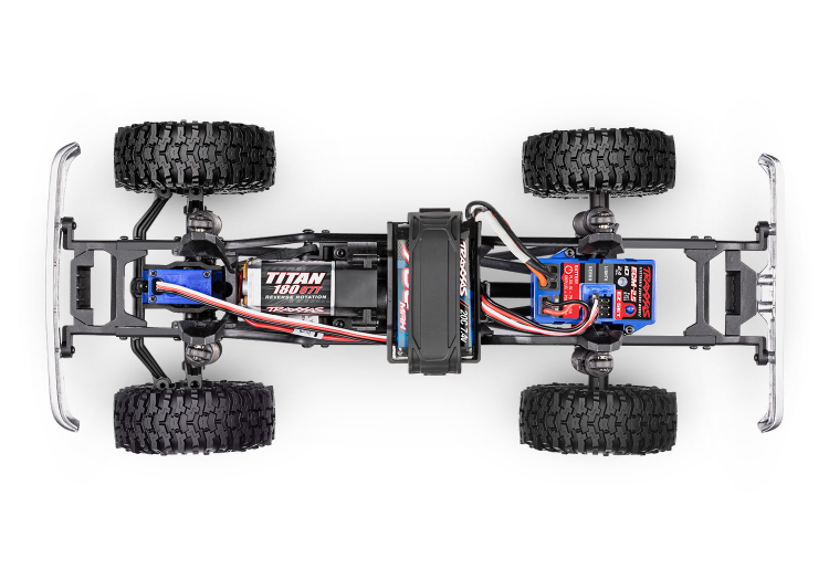 TRX-4M CHEVROLET K-10 HIGH TRAIL 1/18 2022 CRAWLER RTR RED- TRAXXAS